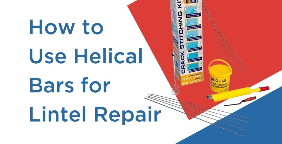 How to Use Helical Bars for Lintel Repair