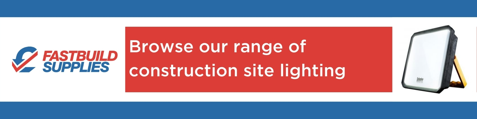 Browse our range of construction site lighting requirements